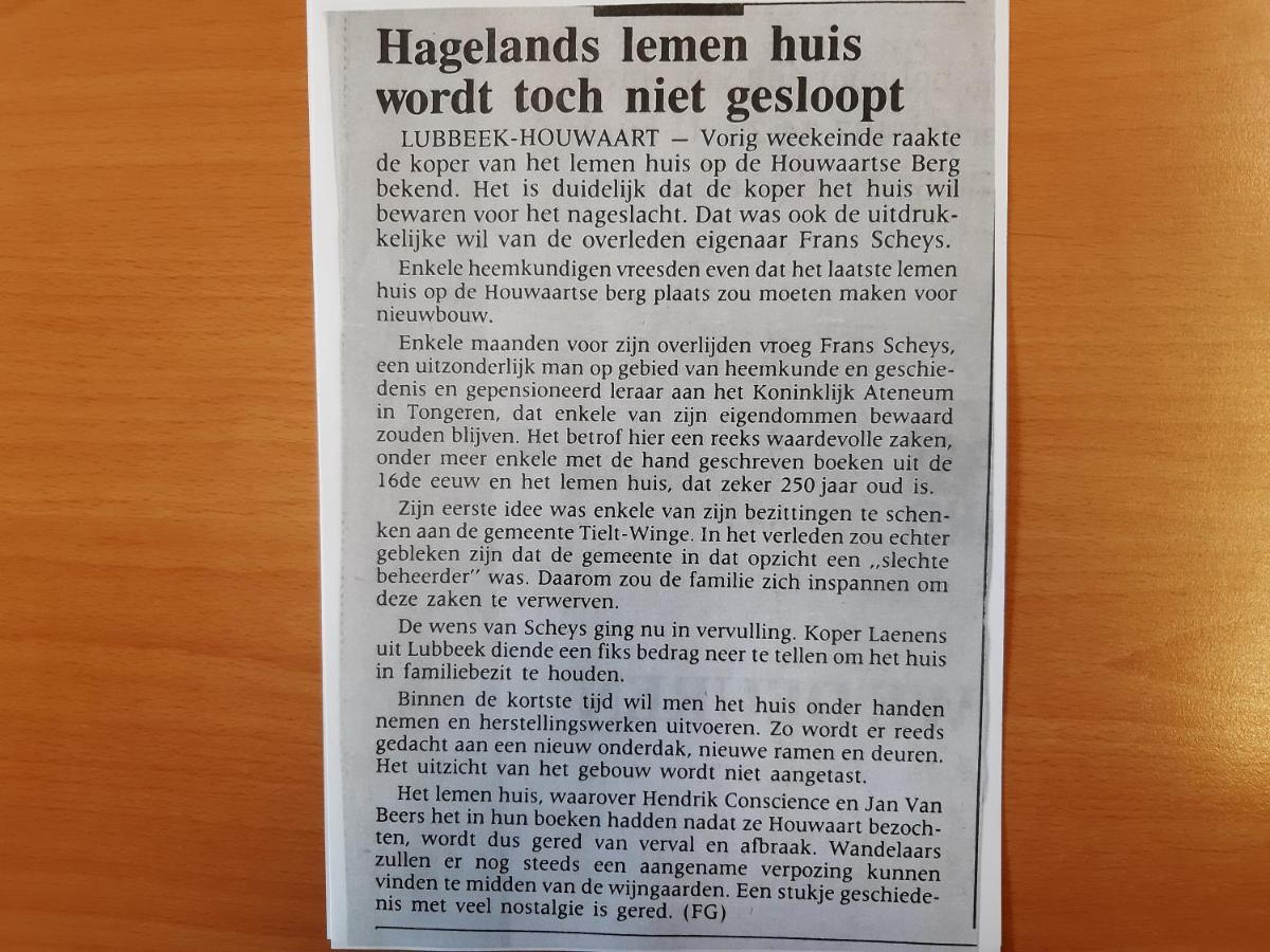 Lemen Huis Houwaart Tielt Exteriör bild